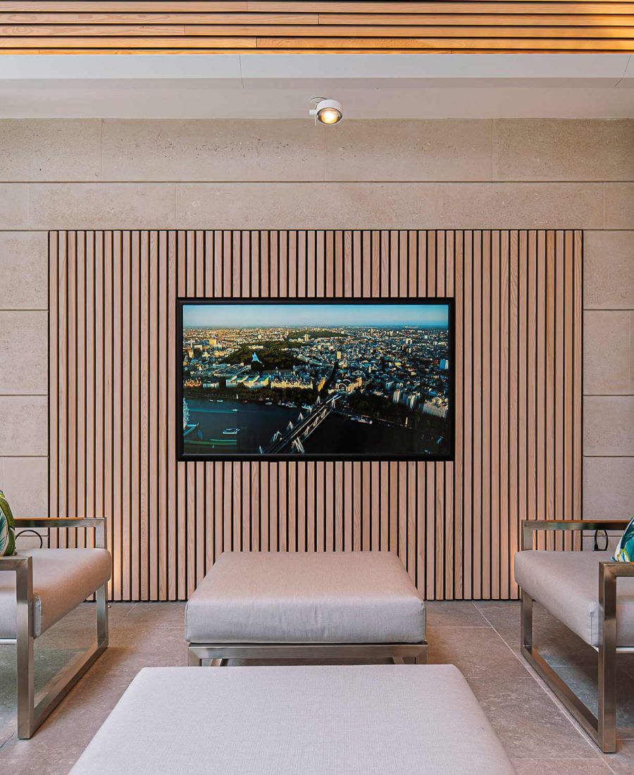 sonance technology in a beautiful stone pool